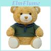 Peluche Orsetto Cartone Animato Carino con Decorazione Maniche Corte a Strisce per Bambini Ragazze Regalo di Compleanno