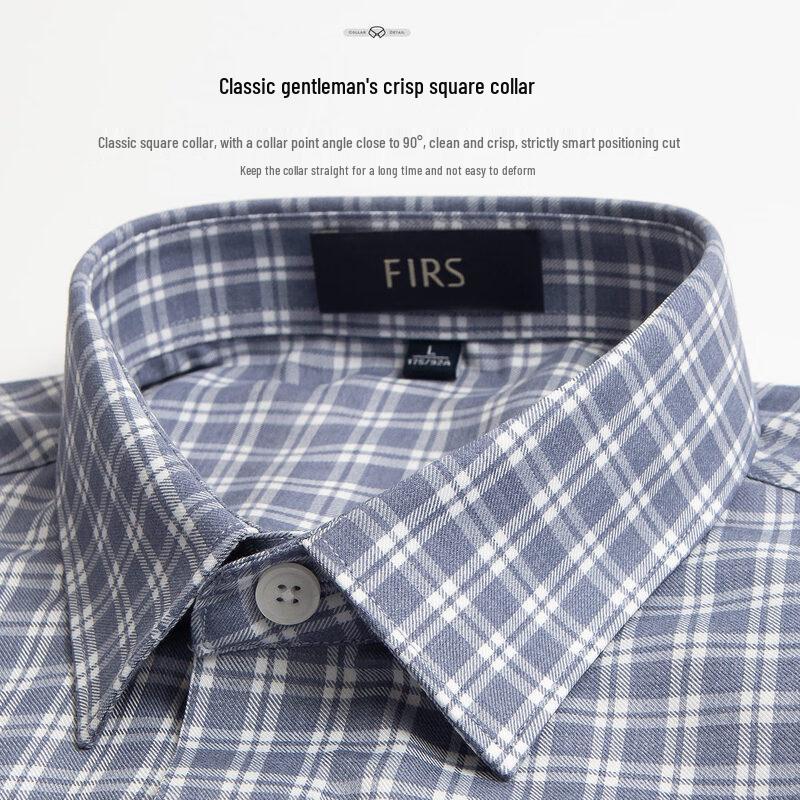 Chemise Casual à Manches Courtes à Carreaux pour Homme Shanshan