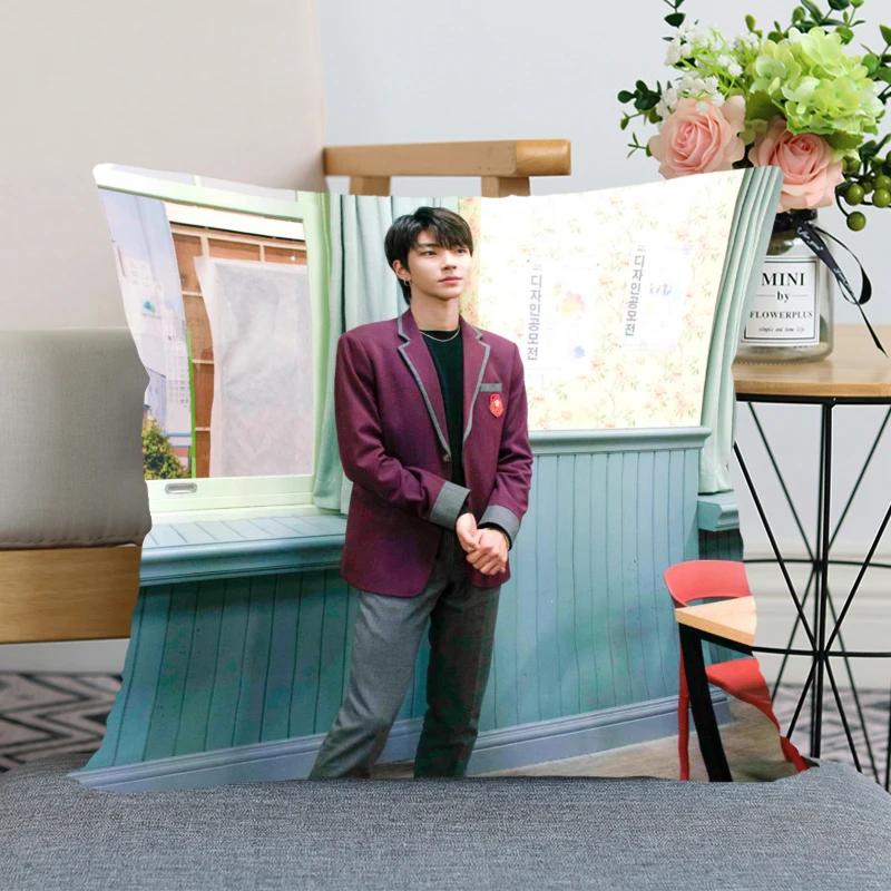 KPOP Hwang In Yeop Pillow Case True Beauty For Home Decorative Pillows Cover Invisible Zippered Throw PillowCases 45X45cm