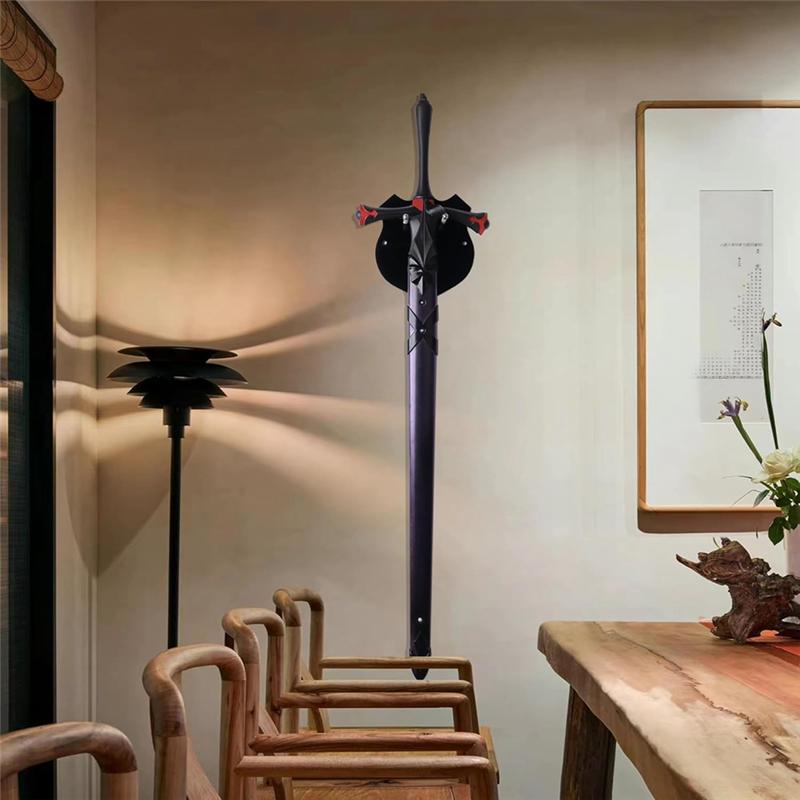A20F-Sword Stand Wall Mounted Sword Wall Card Acrylic Sword Wall Display Card Shield Sword Stand