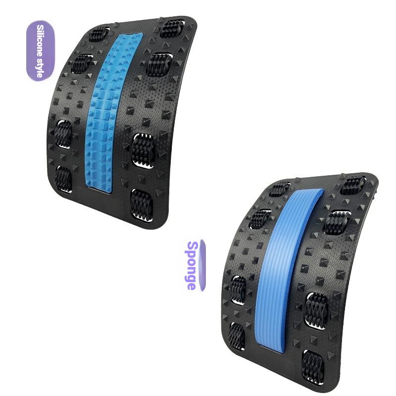Multifunction Sole Roller Massage Corrective Back Massager Stretcher Waist Neck Fitness Lumbar Traction Support Pain Relief