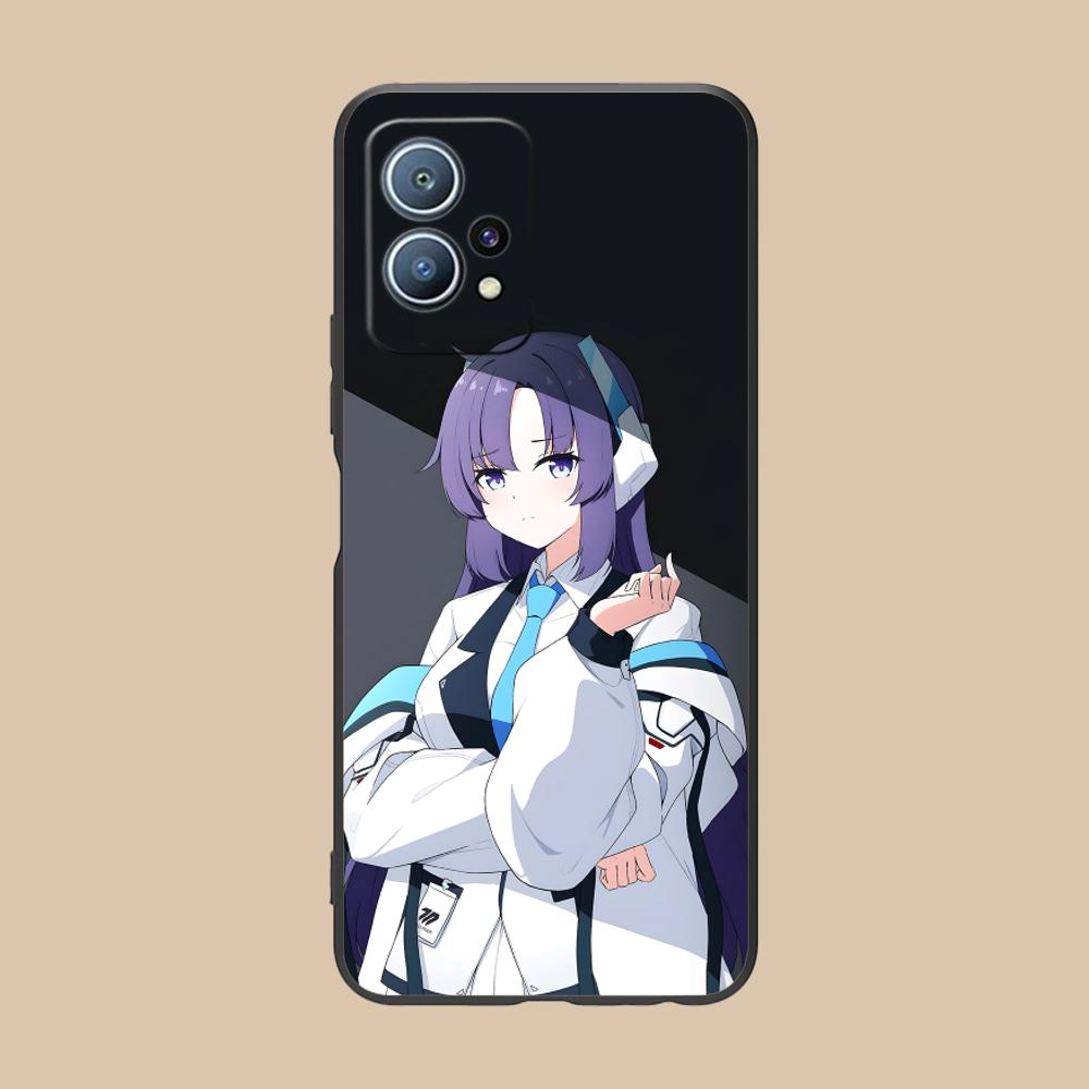 Blue Archive Yuuka Matte Mobile Phone Case for Huawei P60 P50 P40 P30 P20 P10 P9 P8 Pro Lite Plus Colorful Printing Cover