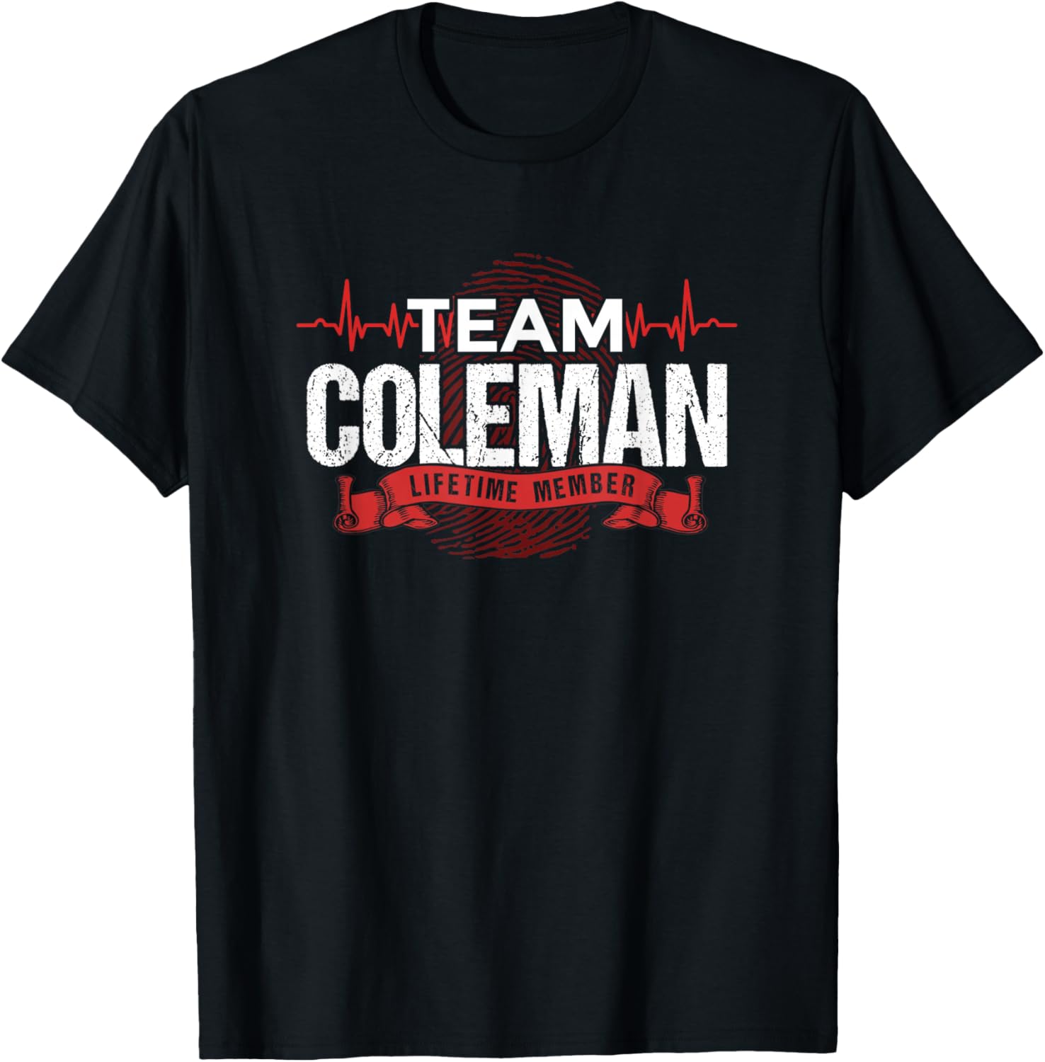 COLEMAN TEAM Family Reunions DNA Heartbeat T-Shirt T-Shirt S разноцветный
