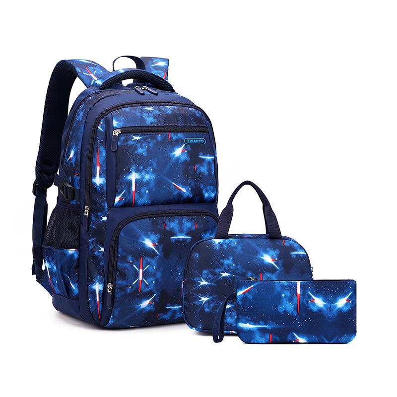 Personalized Starry Sky Backpack for Boys Primary Middle School Student Grade 4 To 6 Schoolbags Large Capacity Children Book Bag