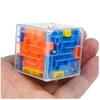 3D-Labyrinth-Zauberwürfel, sechsseitig, transparent, Puzzle, Geschwindigkeitswürfel, rollende Kugel, magische Würfel, Labyrinth-Spielzeug für Kinder, Spielzeug zum Stressabbau