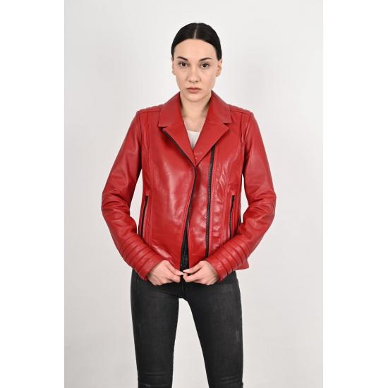 

Женские куртки Alexa Genuine Leather Jacket Women Fitt