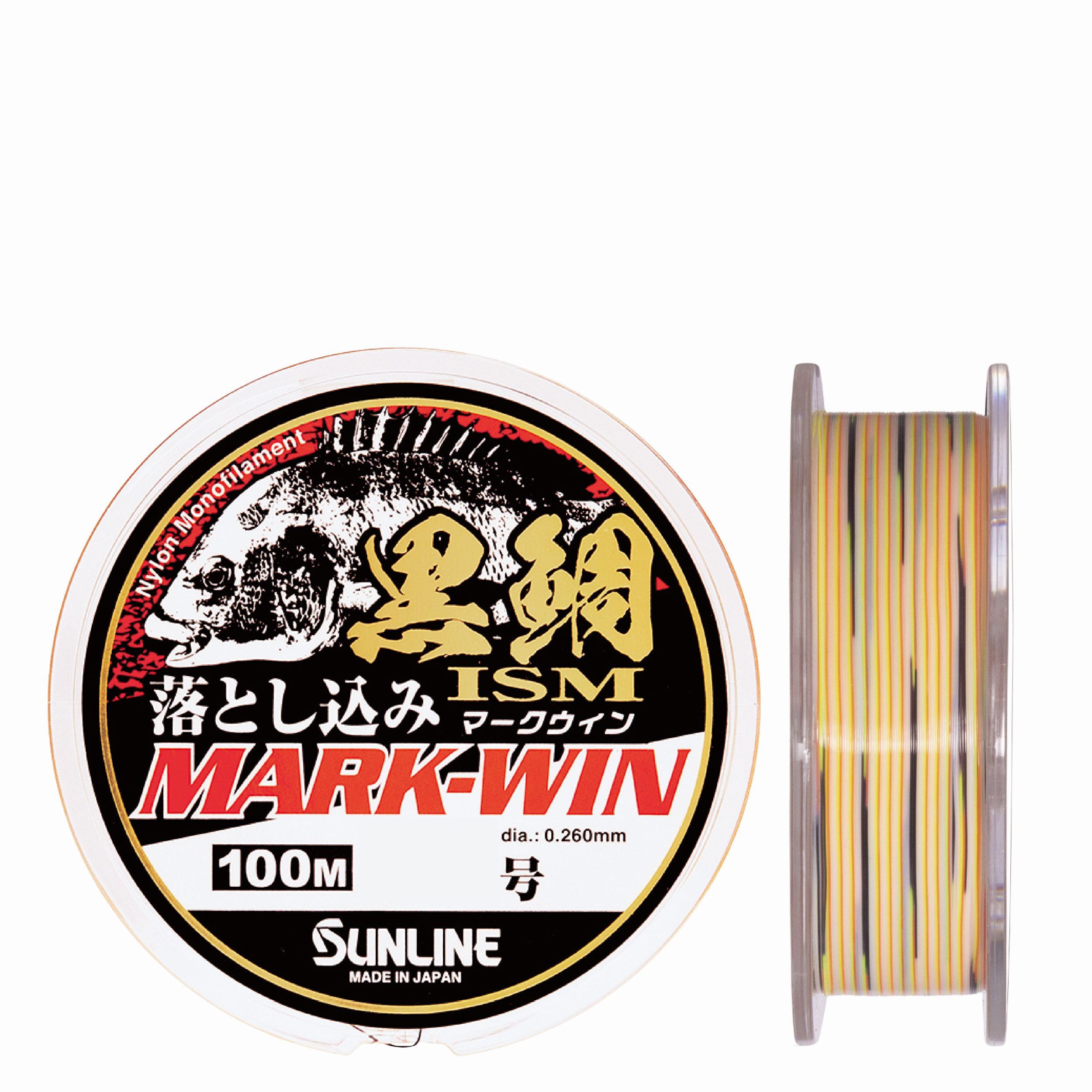 SUNLINE Nylon Line Kurodaiism Markwin 100m White Black Excite Orange Miel Green Drop-in 2.5 & & &