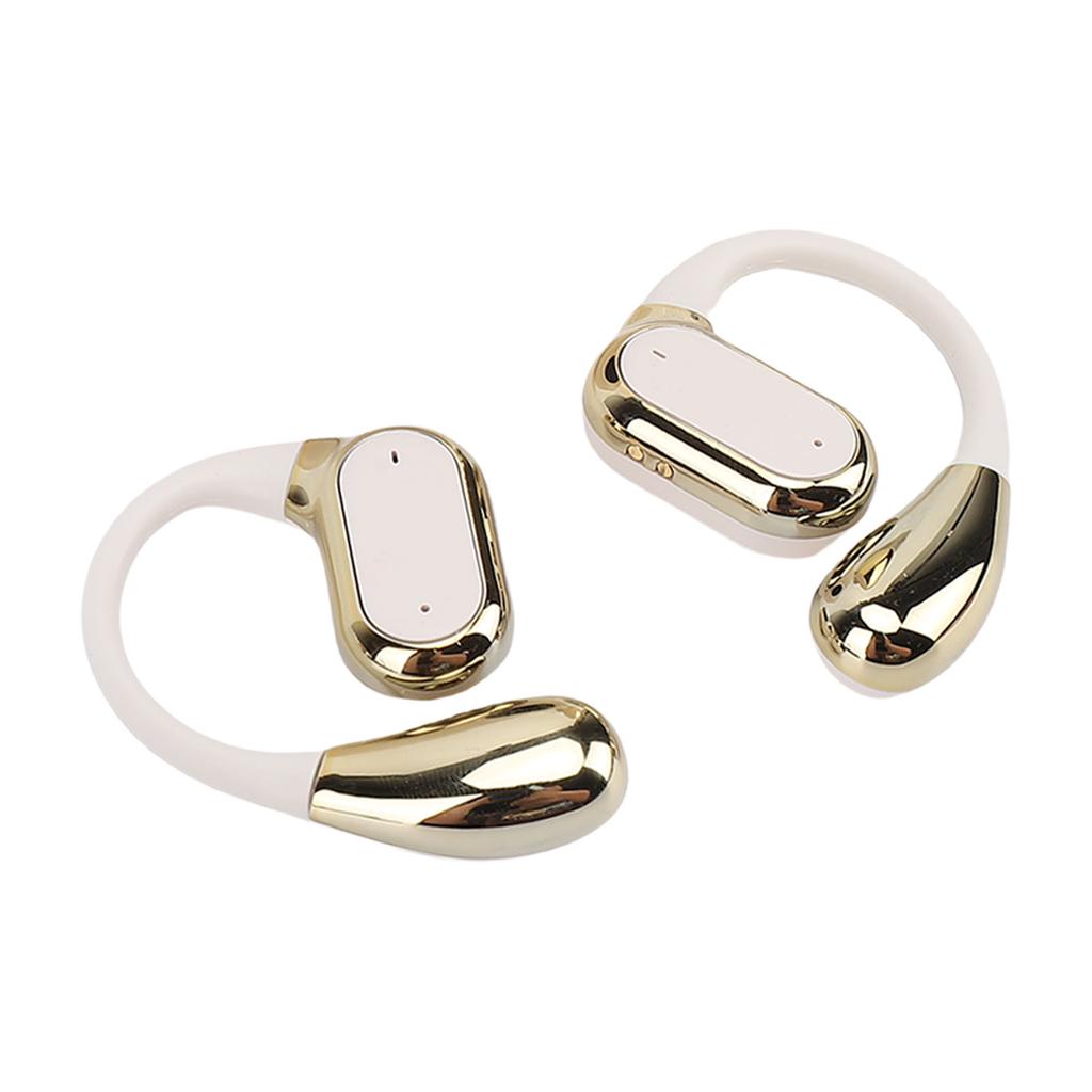 Wireless Earbuds Headphones with Flexible Earhook HiFi Sound ENC Noise Cancellation 60H for Cycling Running Workout