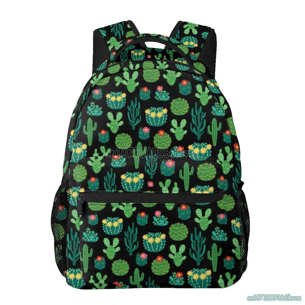 Zaini da 15,6 pollici Carini Zaino per Laptop con Cactus Borsa a Spalla Zaino Scolastico per Libri Zaino Casual da Giorno Zaino da Giorno per Viaggio Escursionismo Campeggio