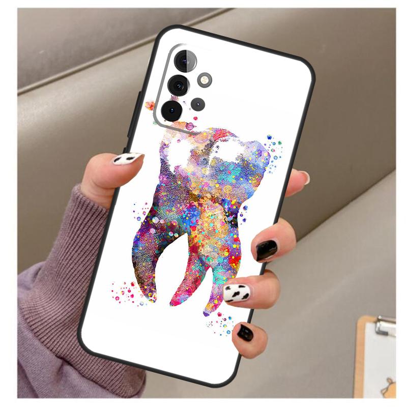 Die Zahnarzt Zahn Weiche Hülle Für Samsung Galaxy A32 A52 A72 A12 A42 A40 A50 A70 A03S A21S A52S A71 A51 Abdeckung