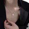2025 New Style 925 Sterling Silver Luck Necklace - Light Luxury Niche Design, High-End Clavicle Chain