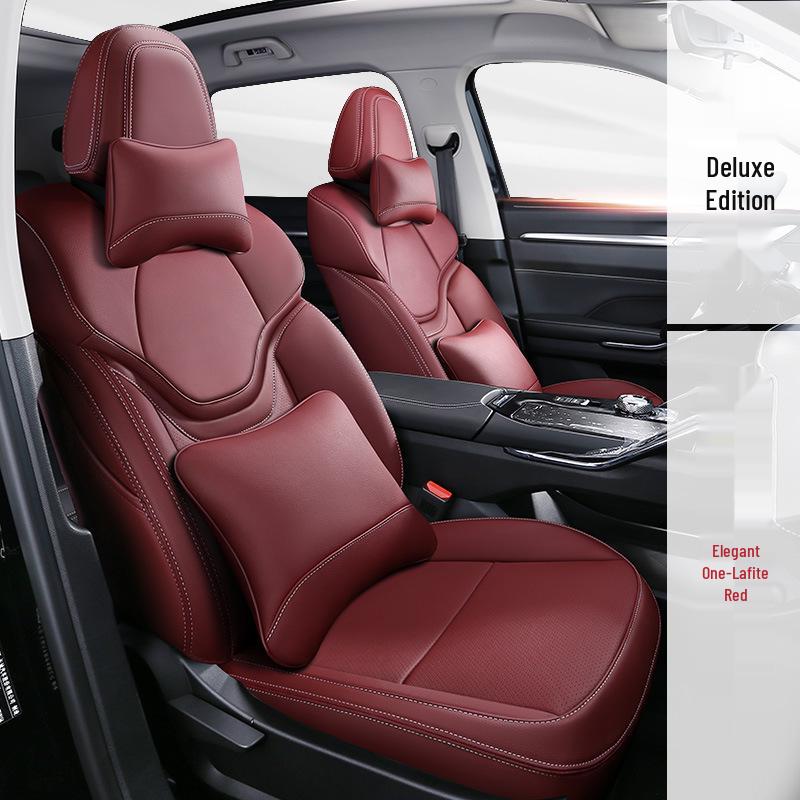 Harvard Fuda Dog Raptor Genuine Leather Car Seat Cover, Full Wrap, All-Season.