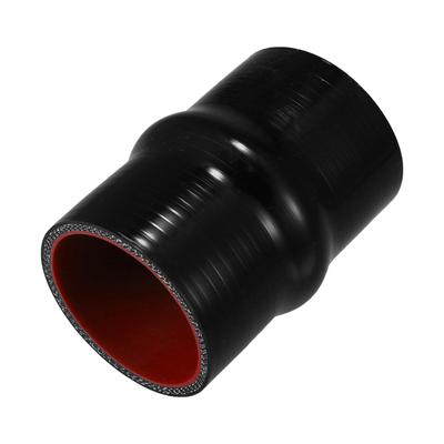 X AUTOHAUX 1pcs 60mm/2.36" 102mm/4.02" Length Black Red Car Silicone Hose Hump Hose Hose Universal