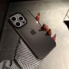 Luxury Clear Crystal Black Hard PC Phone Case For iPhone 16 15 14 Plus 13 12 11 Pro Max Transparent Shockpoof Back Cover