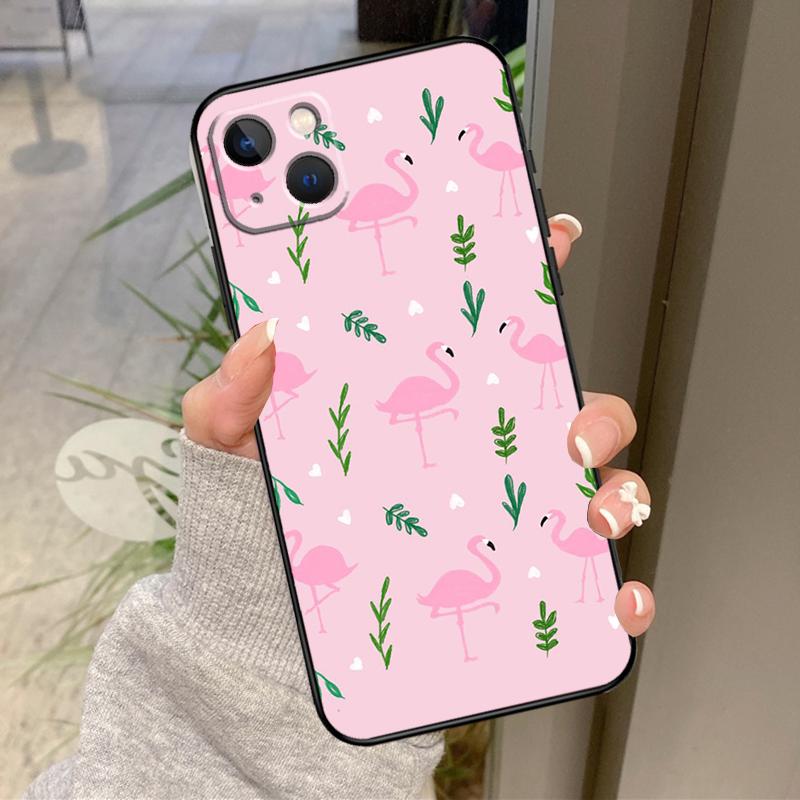 Flamingo Bird Case For iPhone 17 Pro Max 16 15 13 12 11 14 Pro Max Plus 13 12 Mini 16e 17 Air Back Cover