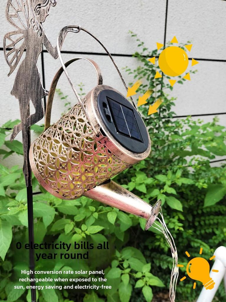 Waterproof Solar Angel Kettle Light - Creative Outdoor Lawn & Garden Decoration