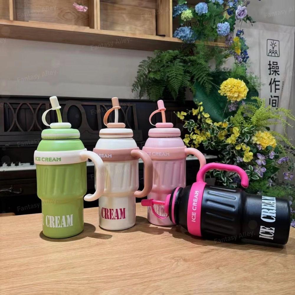 600ML Vacuum Cup Insulation Or Cooling Thermal Mug Cute Thermal Water Bottle for Boys and Girls