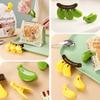 1Pc No Banana Green Magnetic Sealing Clip Food Plastic Bag Moisture-proof Fresh-keeping Clip Milk Powder Sealing Strip Banana Snack Sealing Clip