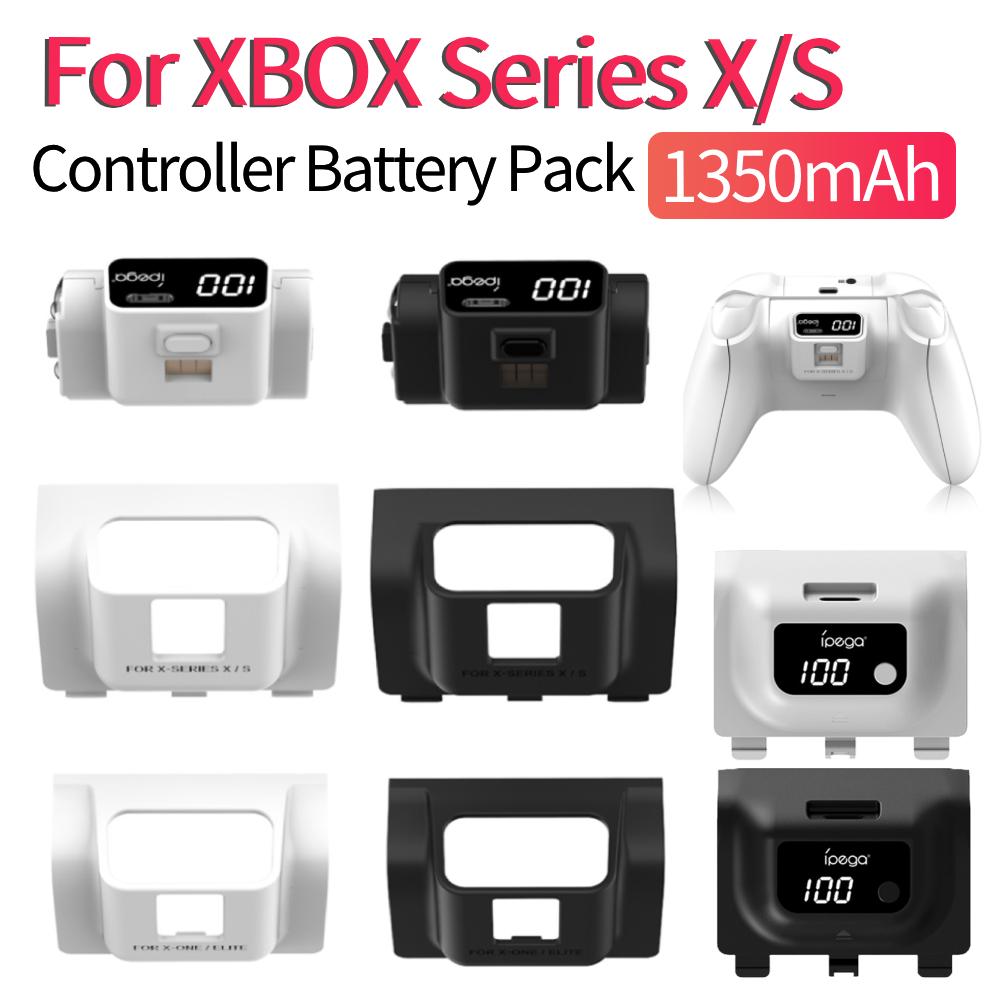1350mAh Rechargeable Controller Battery Pack Digital Display with Charging Cable Charging Accessories Kit for XBOX Series X/S