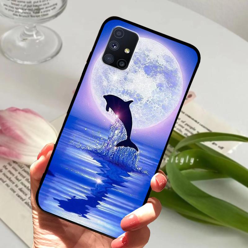 For Samsung Galaxy M51 Case Cover Soft TPU Animal Silicone Phone Case For Samsung A51 GalaxyM51 SM-M515F M 51 A 51 Fundas Bumper