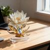 Flower Plaque Lightweight Display with Stand Base Acrylic Plaque Sign Tabletop Sign Table Centerpiece for Party Supplies Desk