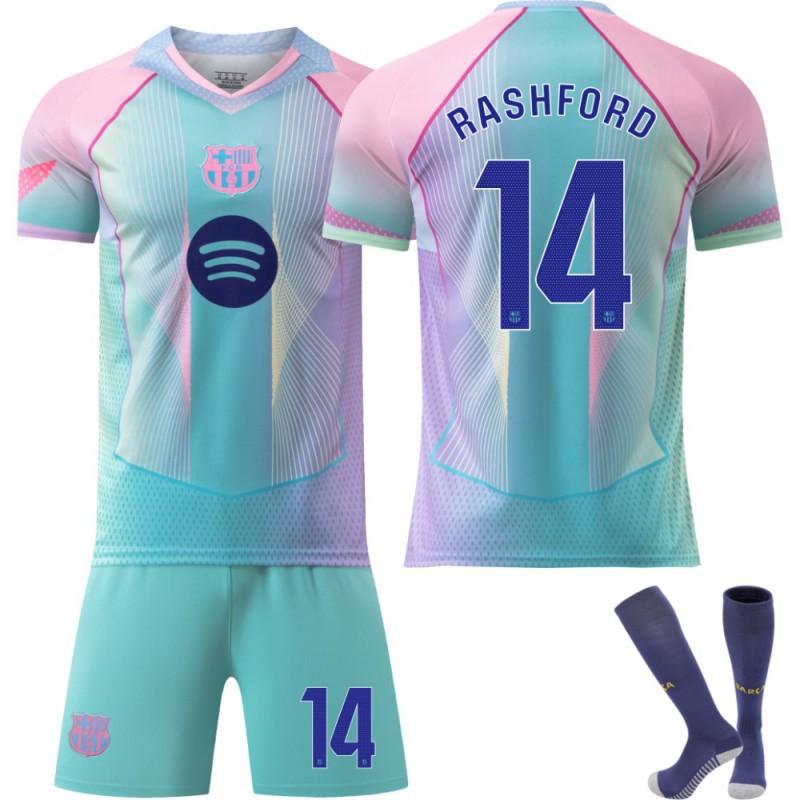 2526 Blue Edition Football Jersey No. 19 Yamal 9 Levan 8 Pedri 10 Set