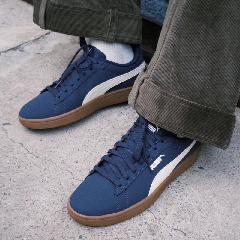 Puma Smash 3.0 Fashion Comfortable Low-Top Sneakers Unisex Sneakers Blue White 392336-10