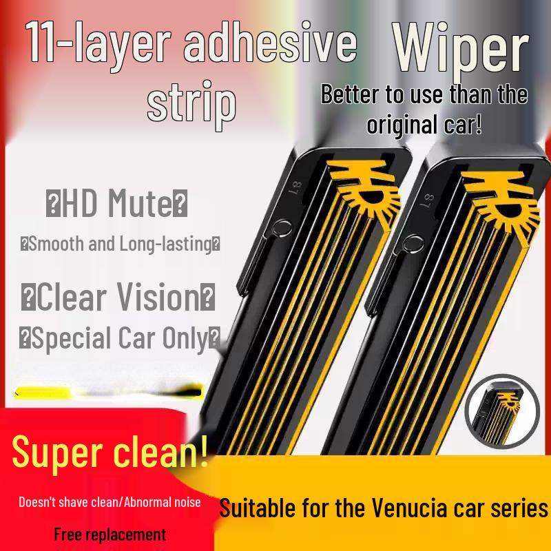 11 November Adhesive Strip for Venucia R50 D50 D60 T70 X, Original Frameless R30 E30 M50 V Wipers