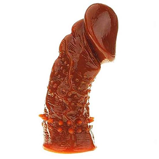 Manchon d'extension de pénis de préservatif de pointe de retard d'agrandisseur masculin réutilisable de Silicone