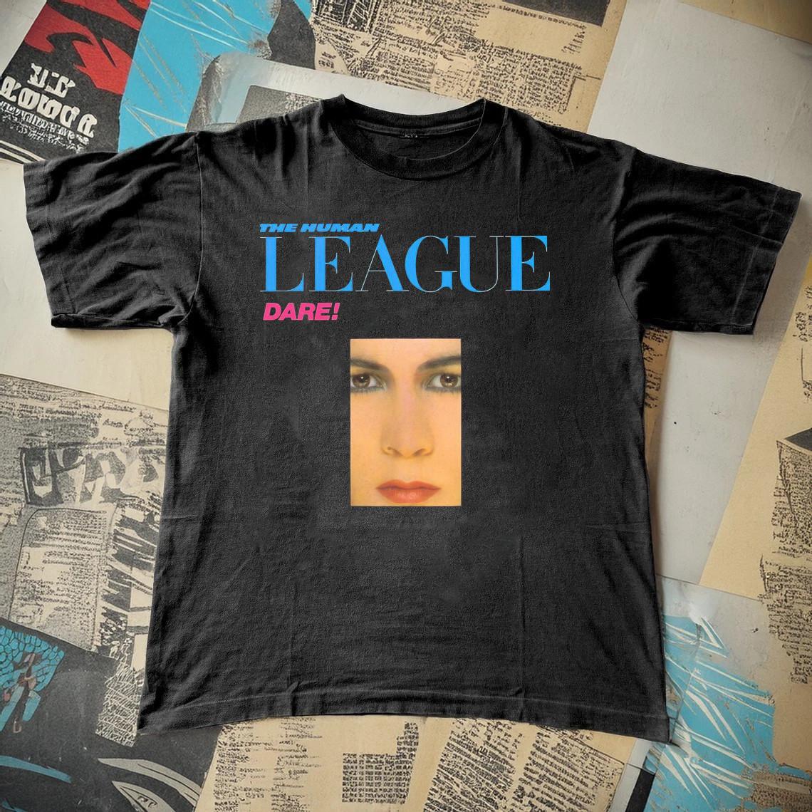 The Human League Black Cotton Shirt All size S-5XL Unisex L371 XL