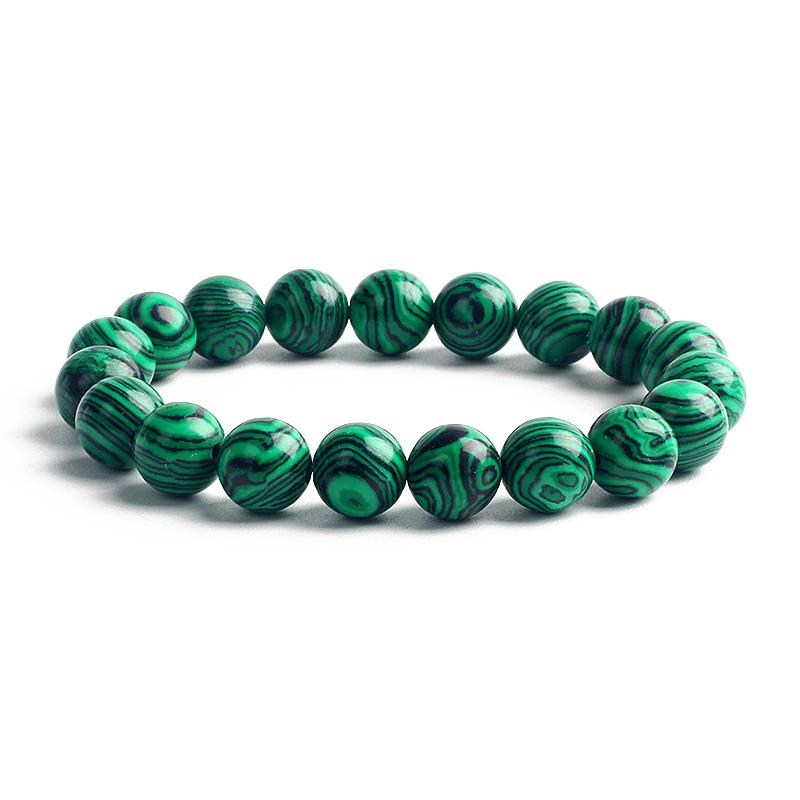 10MM Natural Stone Beads Bracelet Men 8MM Reiki Tiger Eye Agates Quartz Beaded Bracelets for Women Elastic Rope Handmade Jewelry