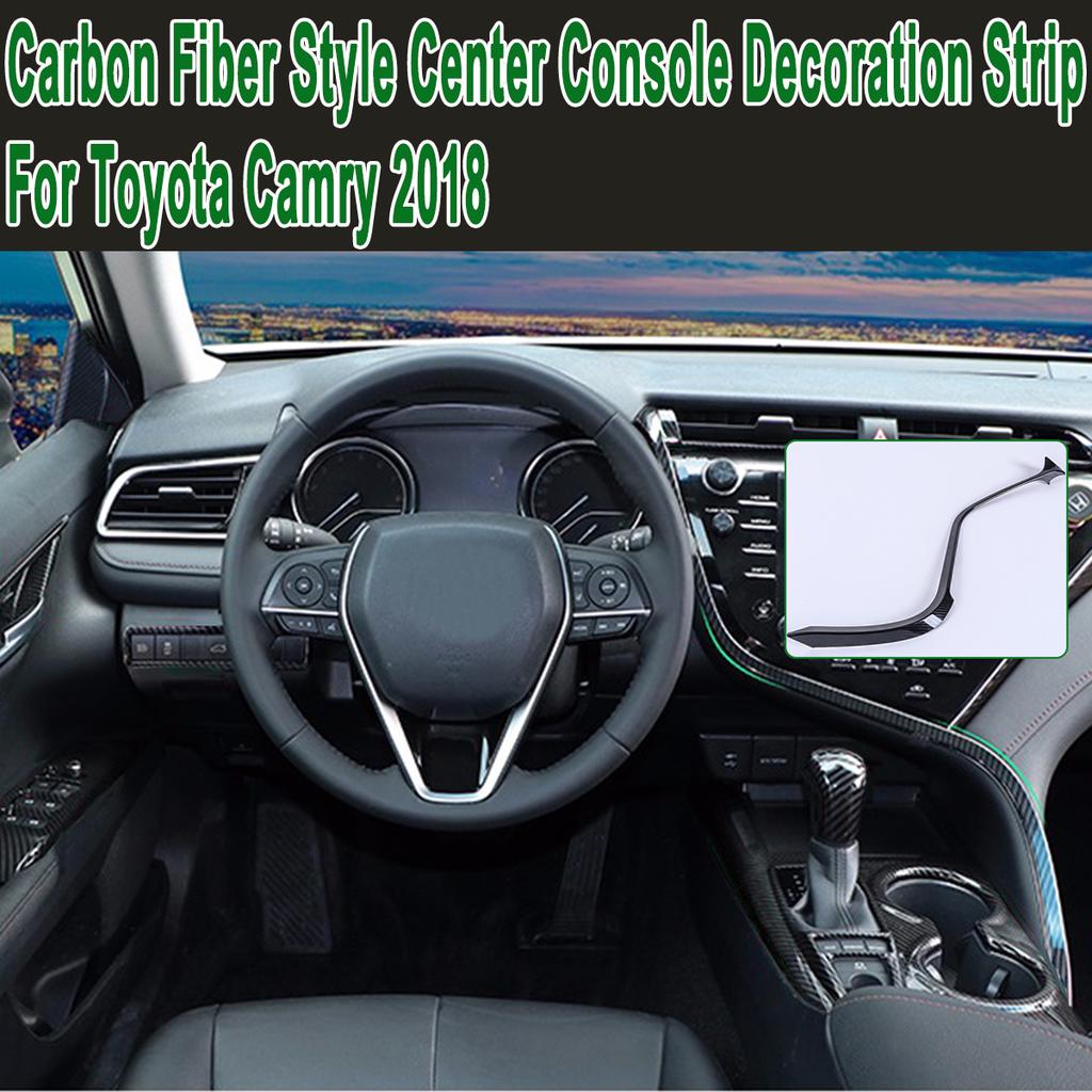 Carbon fiber style Center Console Stripe Decorative Trim For Mazda 3 Axela 2017
