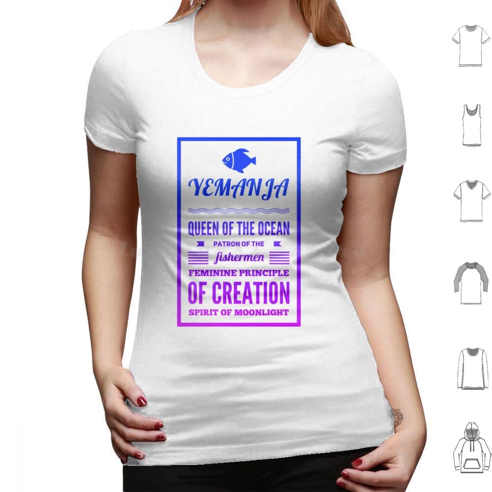 Yemanja Queen Of The Ocean T Shirt Men Women Kids 6xl Brazil Umbanda Iemanja Afro Candomblé Exú Macumba Sea Yoruba Africa