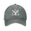 Noble Team Emblem HHalo Game Baseball Caps Vintage Worn Washed Headgear Unisex Outdoor Exercise Hats