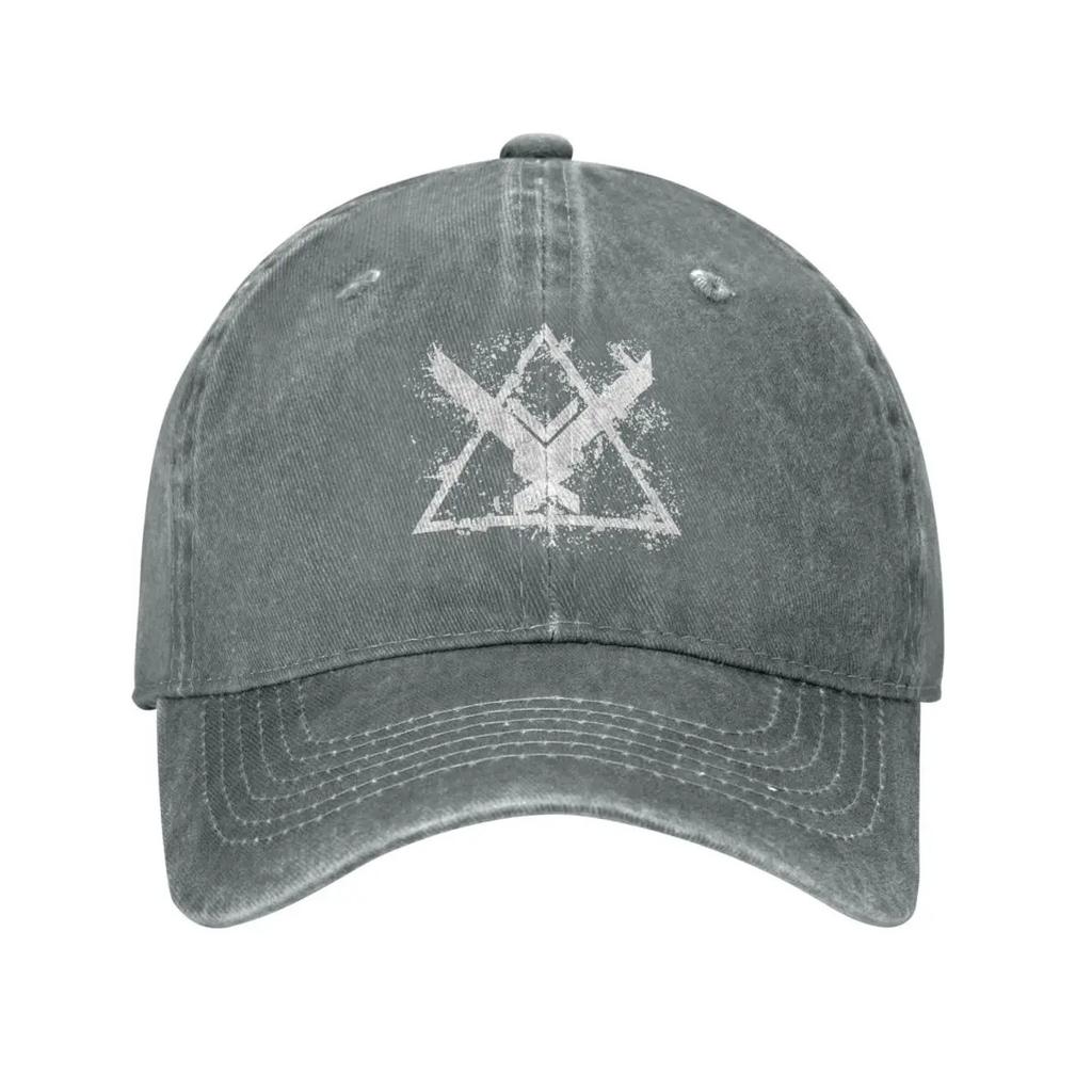 Noble Team Emblem HHalo Game Baseball Caps Vintage Worn Washed Headgear Unisex Outdoor Exercise Hats