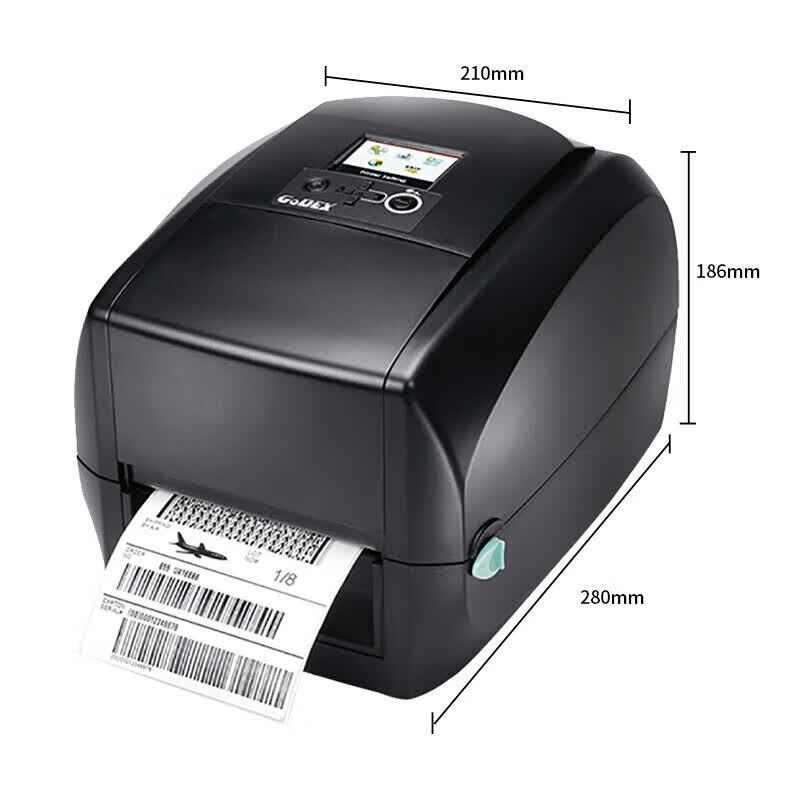 GODEX RT863i+ Thermal Transfer Label Printer CN plug (adapter included)