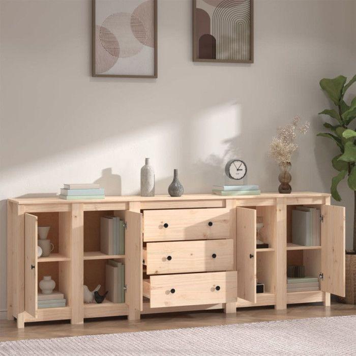 VidaXL Buffet Storage Cabinet Home Organizer Living Room Cabinet Interior Furniture 230x35x80 Cm 3114074