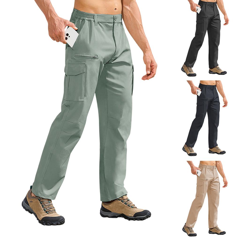 Men's Sports Casual Jogging Trousers Lightweight Hiking Work Pants Outdoor Pant