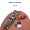 Creative Embroidery Non-slip Guitar Strap with Picks for Electric & Acoustic Guitars