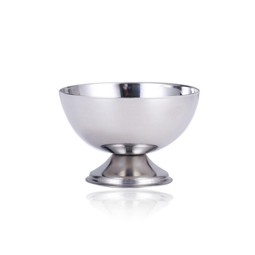 Anti-Rust Ice Cream Cup Silver Fruit Plate New Fruit Snack Goblet