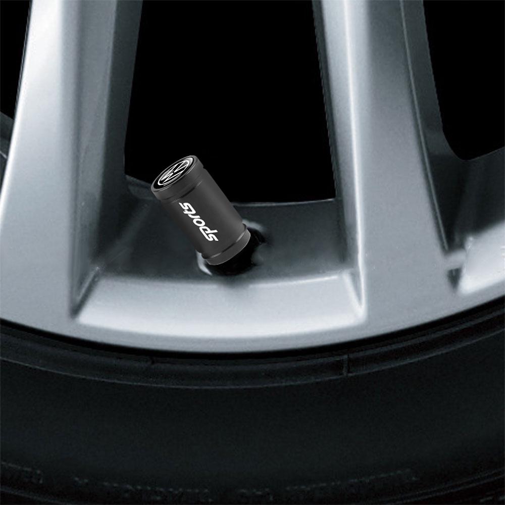 4Pcs Metal Car Styling 3D Wheel Tire Valve Caps Stem Covers Accessories For Volkswagen GTI Golf Polo Tiguan Passat Touareg Jetta
