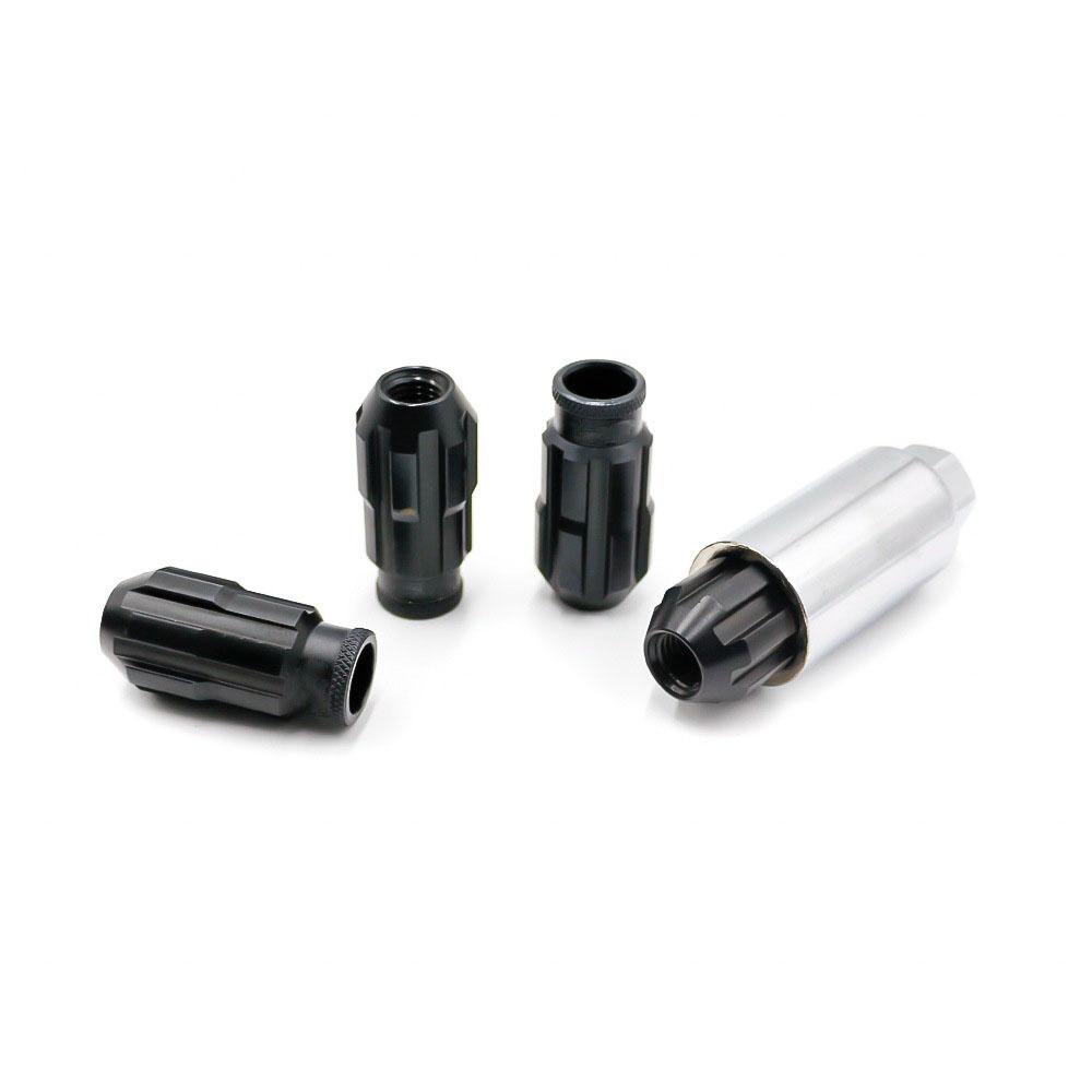 20 Pcs Wheel Lug Nuts Screw Racing Aluminium Alloy Theft Prevention Wheel Bolts Wheel Studs M12x1.5/1.25 50MM for Most Cars