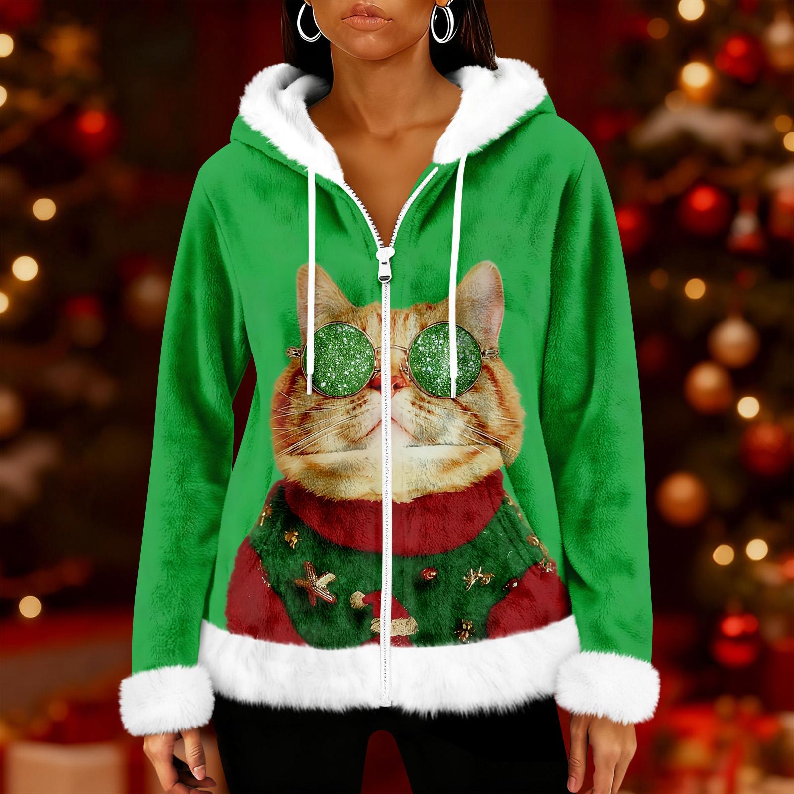 

Женский повседневный модный кардиган с капюшоном на молнии из флиса с длинными рукавами L бежевый