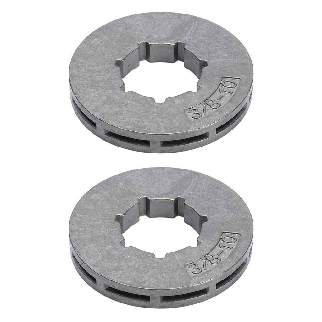 2PCS 22mm Chainsaw Rim Sprocket 3/8in-10 High Strength Rugged Construction for 10 Teeth Chainsaw