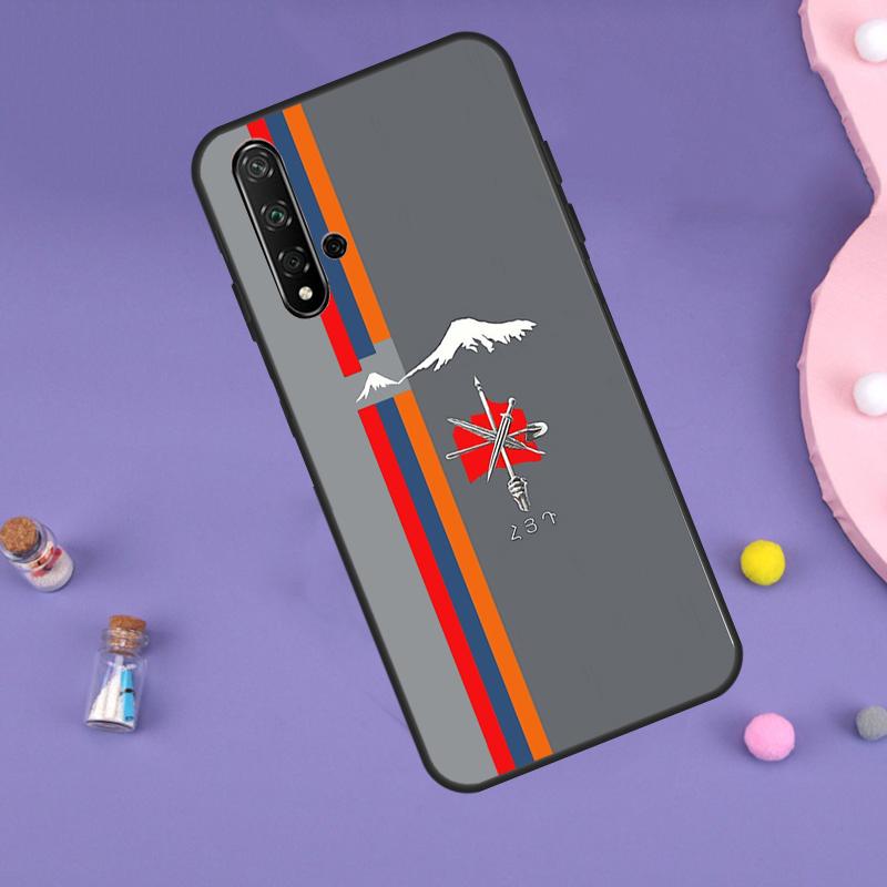 Armenian Flag For Huawei Nova 5T 9 10 SE 7i 8i 11i 12i Y60 Y61 Y70 Y72 Y73 Y90 Y91 P20 P40 P30 Lite Case