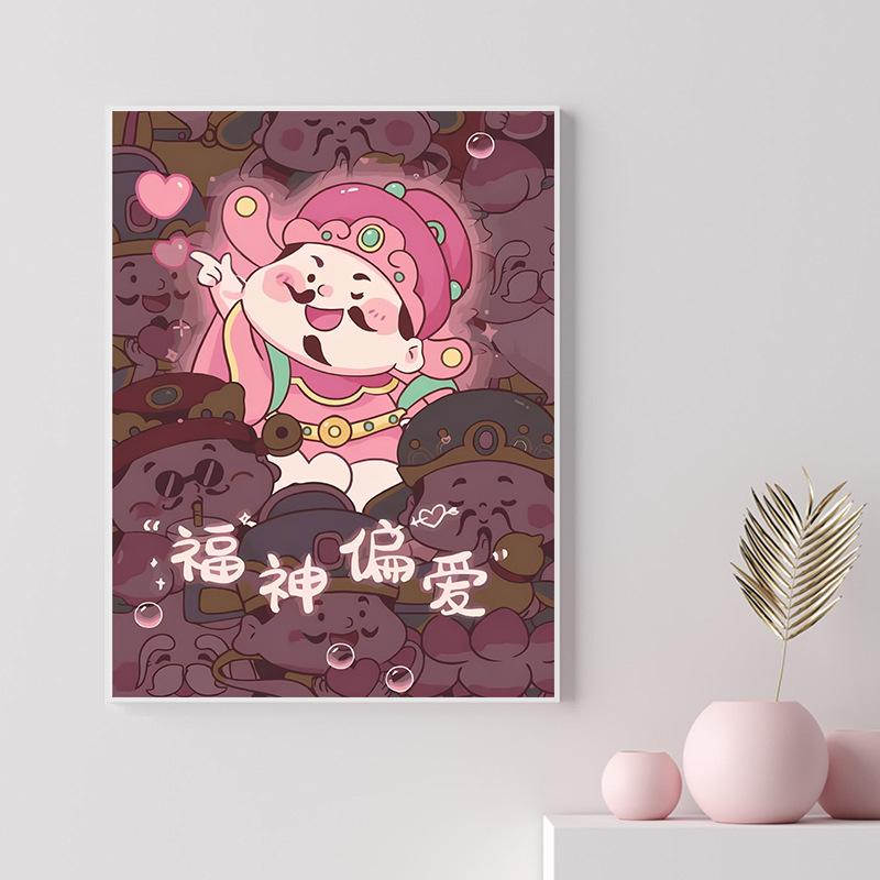 40X50Cm Diamond Painting Large Size Diamond Sticker Bedroom Living Room Decorative Painting With Photo Frame