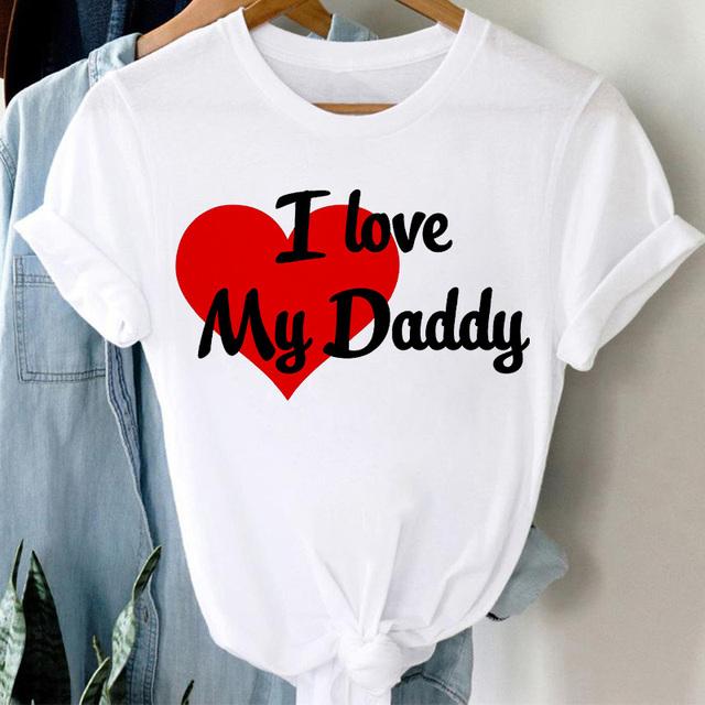 Round neck retro casual Tshirt summer new fashion letter fun printed Tshirt Harajuku summer short sleeved Womens Tshirt S