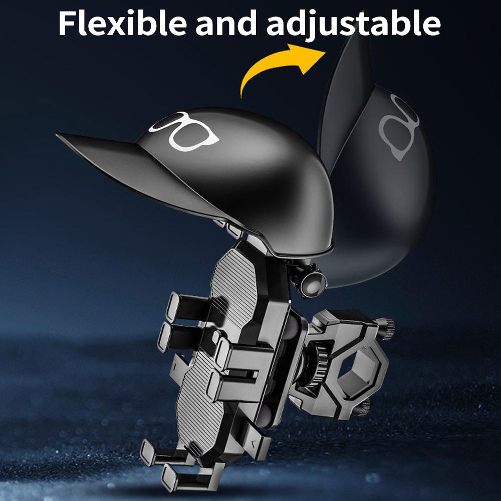 Motorcycle Phone Mount Bike Phone Holder  Scooter Phone Clip for 4.7 "  "  To 7.4 "  "   Smartphones,
