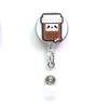 1pc High Quality Silicone Retractable Hospital Nurse Badge Holder Reel Cute Cartoon ID Card Holder Keychains