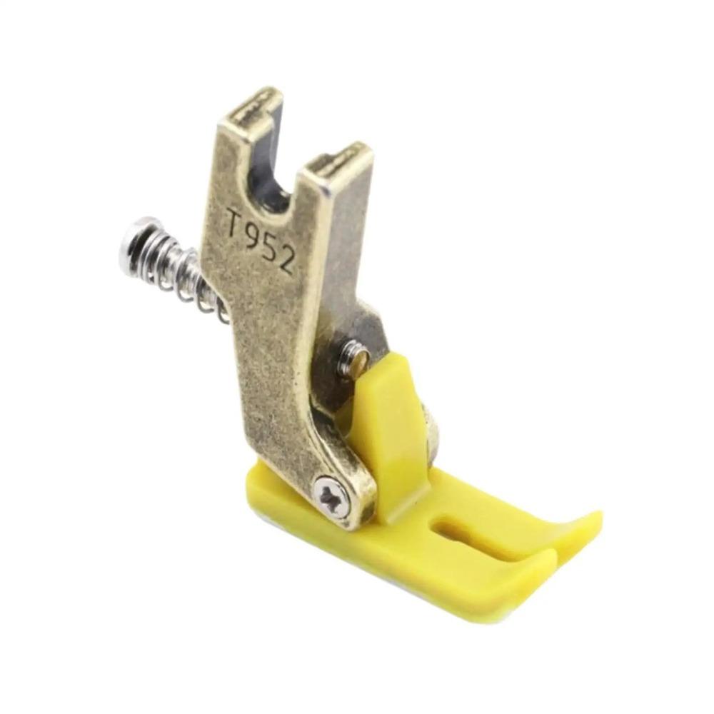 

1Pcs Flat Wagon T952 Wrinkle Presser Foot Adjustable Steel Closing Lockstitch Presser Feet Plastic Sewing Machine Accessory